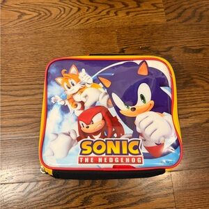Kids Sonic The Hedgehog Lunch Box - Red, Blue, and Yellow